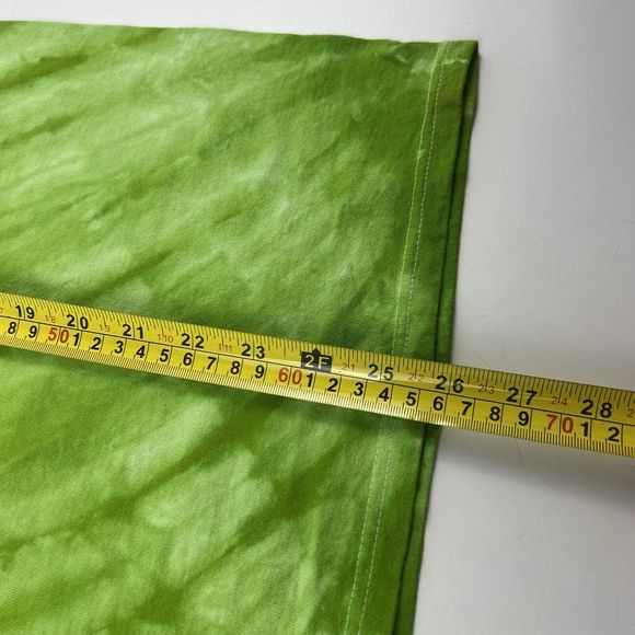 Jimmy Buffett T Shirt Sz L Workin’ N’ Playin’ Tour 2015 Green Tie Dye Pink Flora - Picture 8 of 9